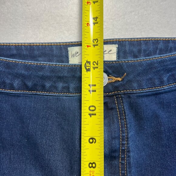 We The Free Women's Wide-Leg Stretch Blue Denim Jeans Size 31 High Rise NWOT - Picture 8 of 10